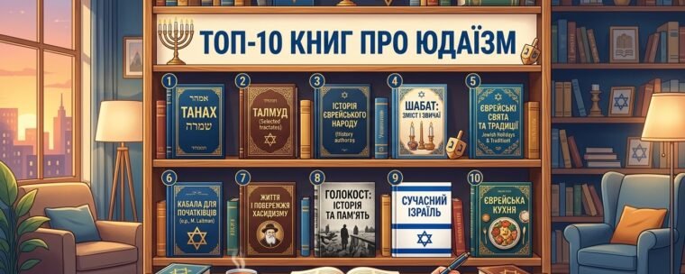 ТОП-10 книг про юдаїзм 2026 року